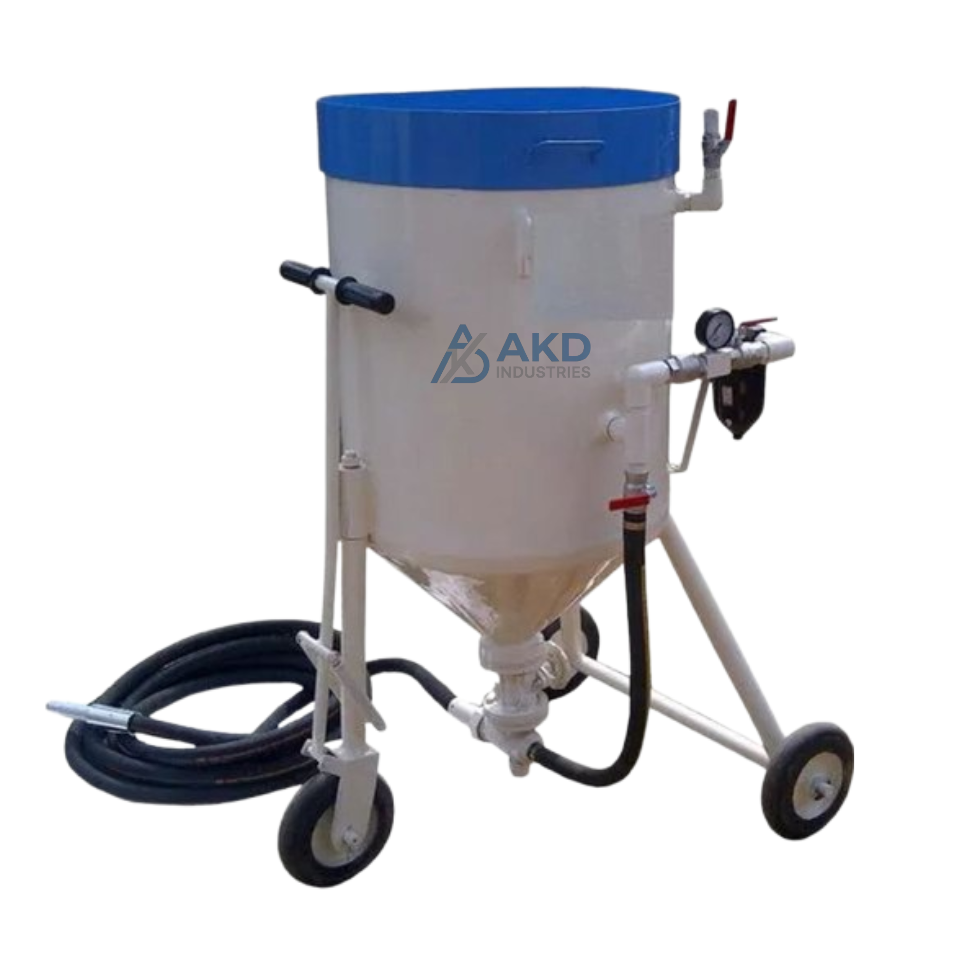 Portable sand blasting machine